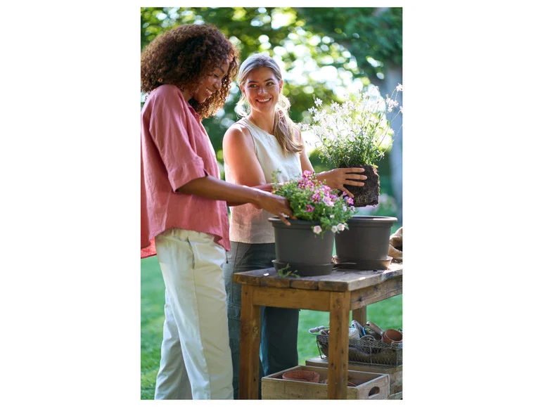 PARKSIDE® Pot à plantes avec soucoupe. 28 cm