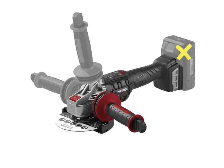 PARKSIDE PERFORMANCE® Meuleuse d'angle sans fil PWSAP 20-Li E6. 20 V