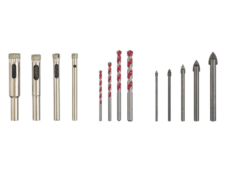 PARKSIDE® Set de forets ou de trépans diamant. 4 pièces