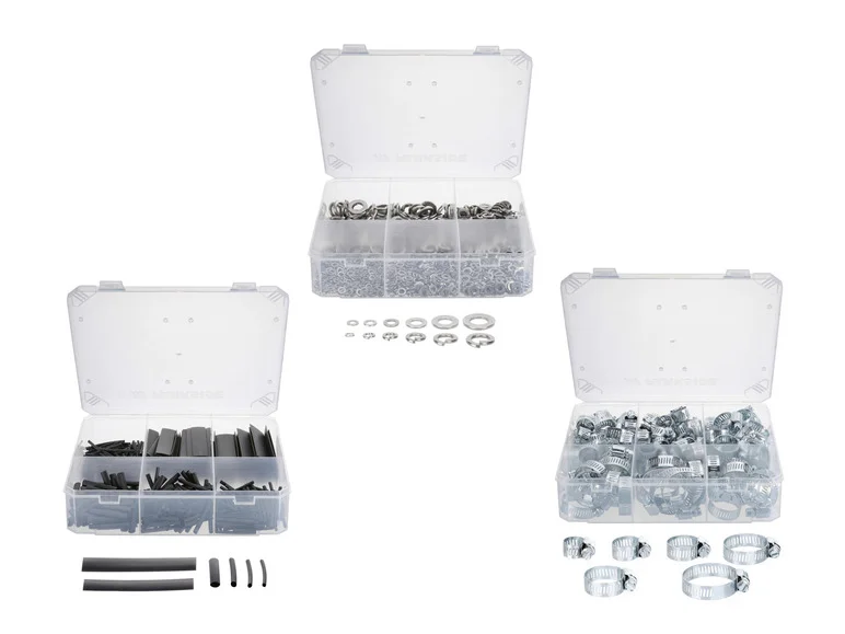 PARKSIDE® Assortiment de disques ou Assortiment de gains thermo rétractables ou Assortiment de colliers de serrage