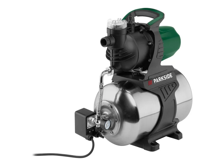 PARKSIDE® Station de pompage domestique en acier inoxydable PHWW 1300 B1