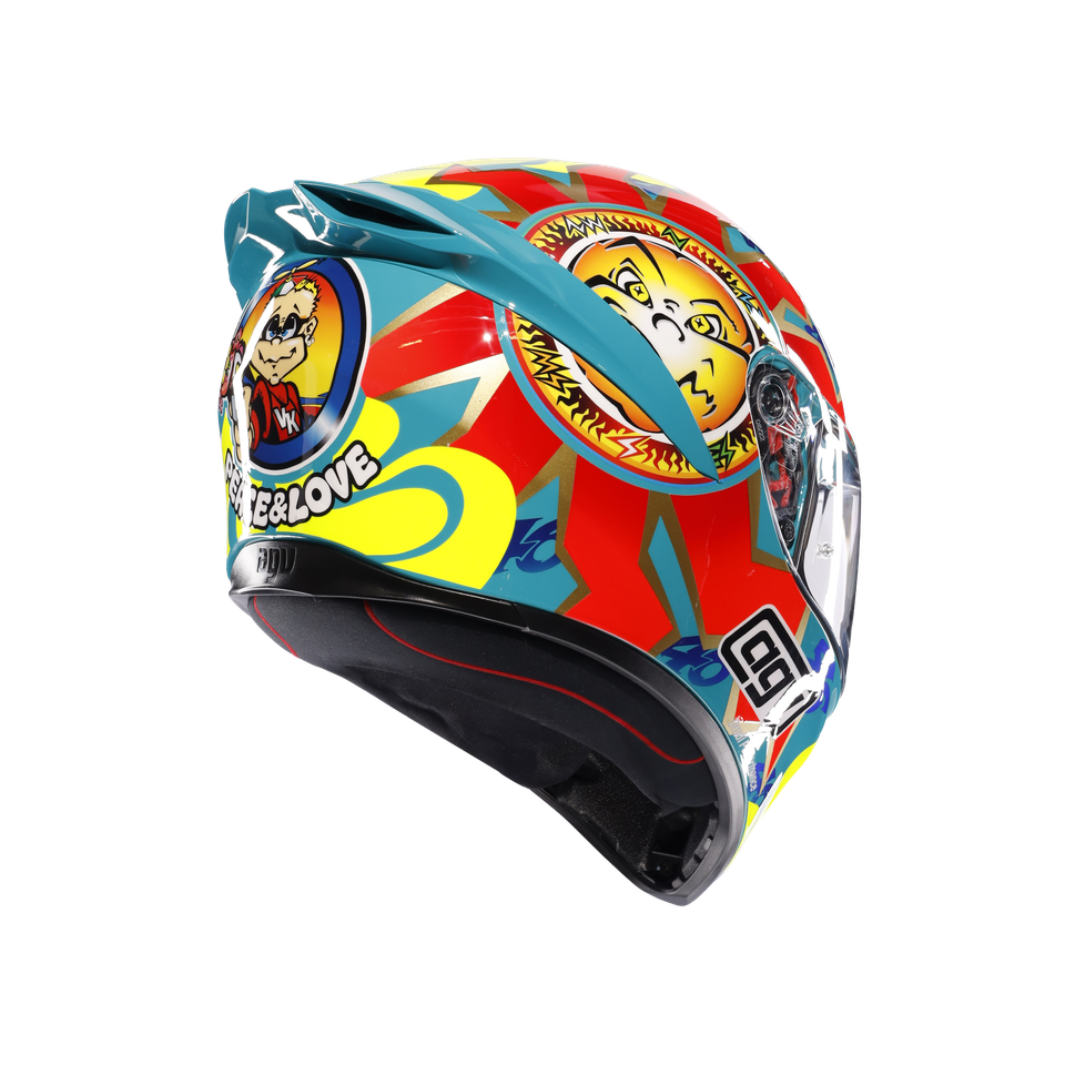 K1 S ROSSI MUGELLO 1999 - MOTORBIKE FULL FACE HELMET E2206