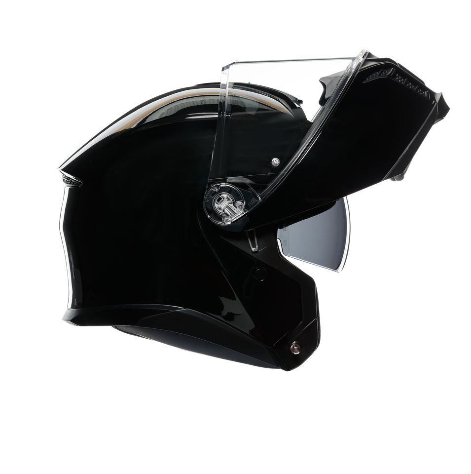 TOURMODULAR BLACK - MOTORBIKE FLIP UP HELMET E2206