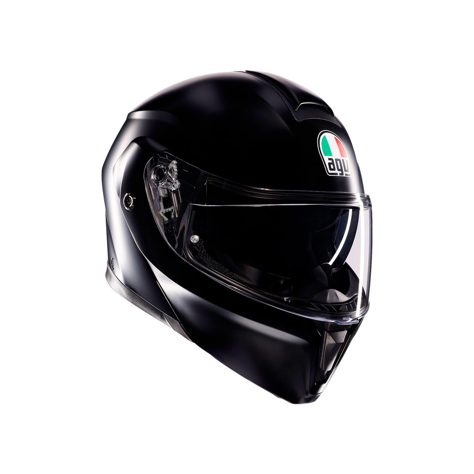 STREETMODULAR MONO MATT BLACK - MOTORBIKE FLIP UP HELMET E2206