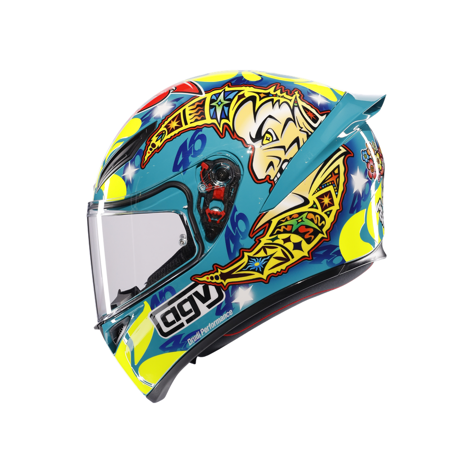 K1 S ROSSI MUGELLO 1999 - MOTORBIKE FULL FACE HELMET E2206