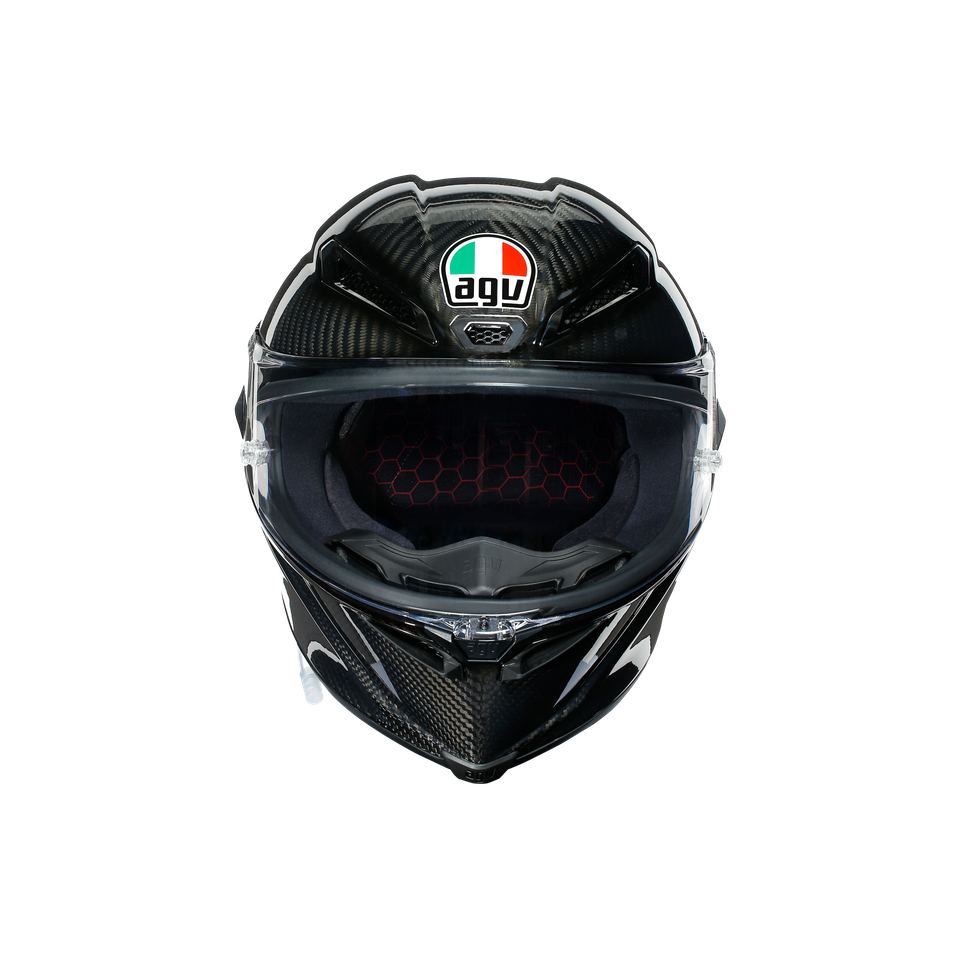 PISTA GP RR MONO GLOSSY CARBON - MOTORBIKE FULL FACE HELMET E2206 DOT