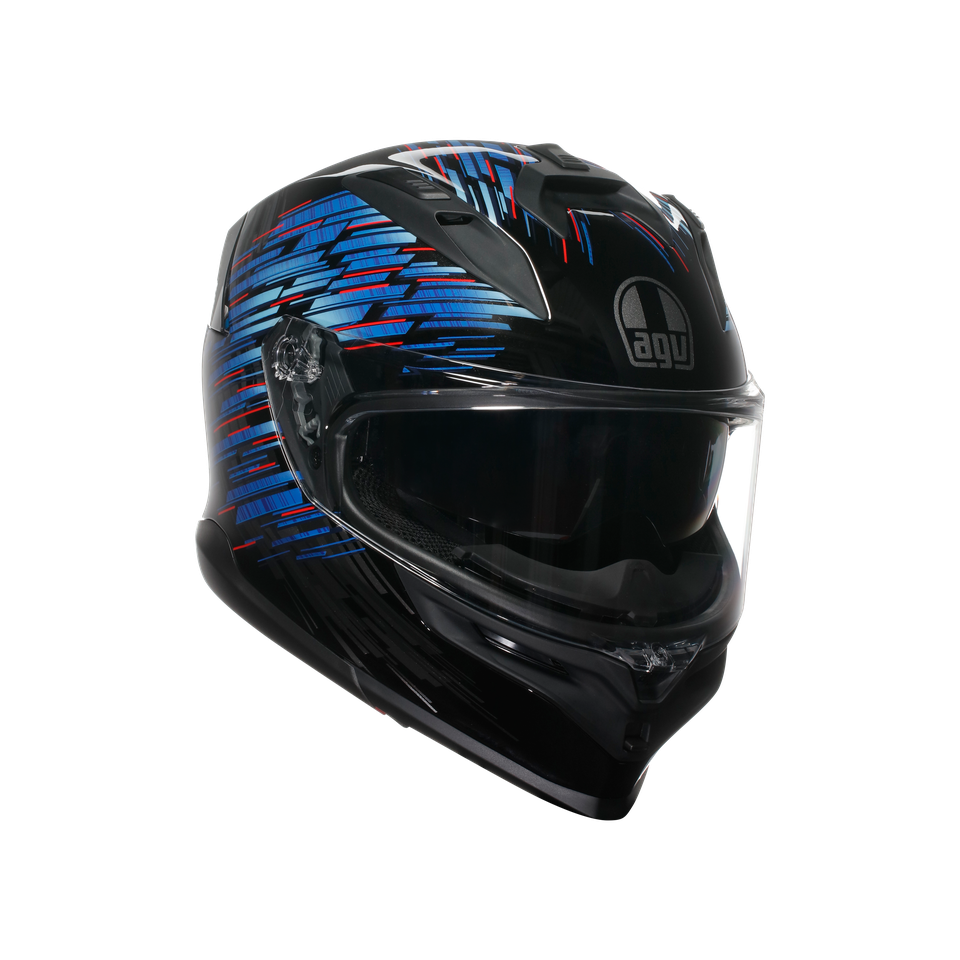 K7 AGV E2206 MPLK - GENISYS MATT BLACK/BLUE/GREY