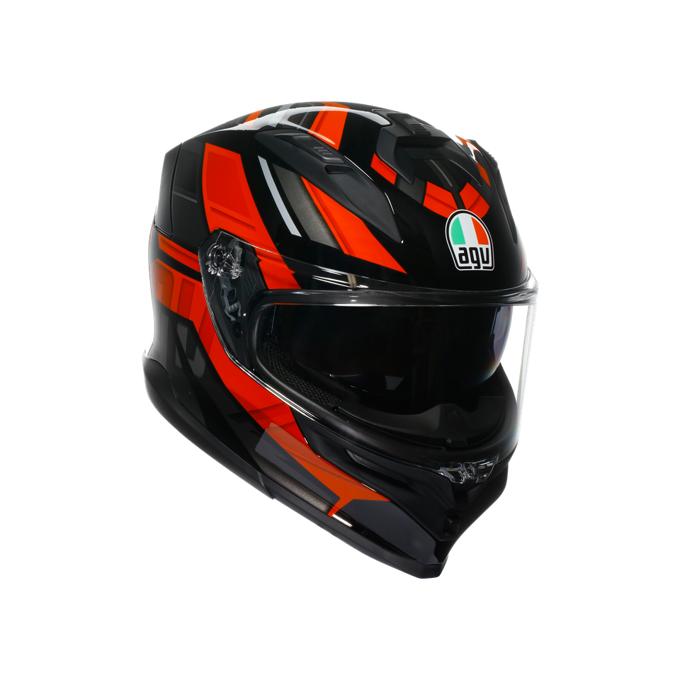 K7 AGV E2206 MPLK - TAURAX BLACK/RED