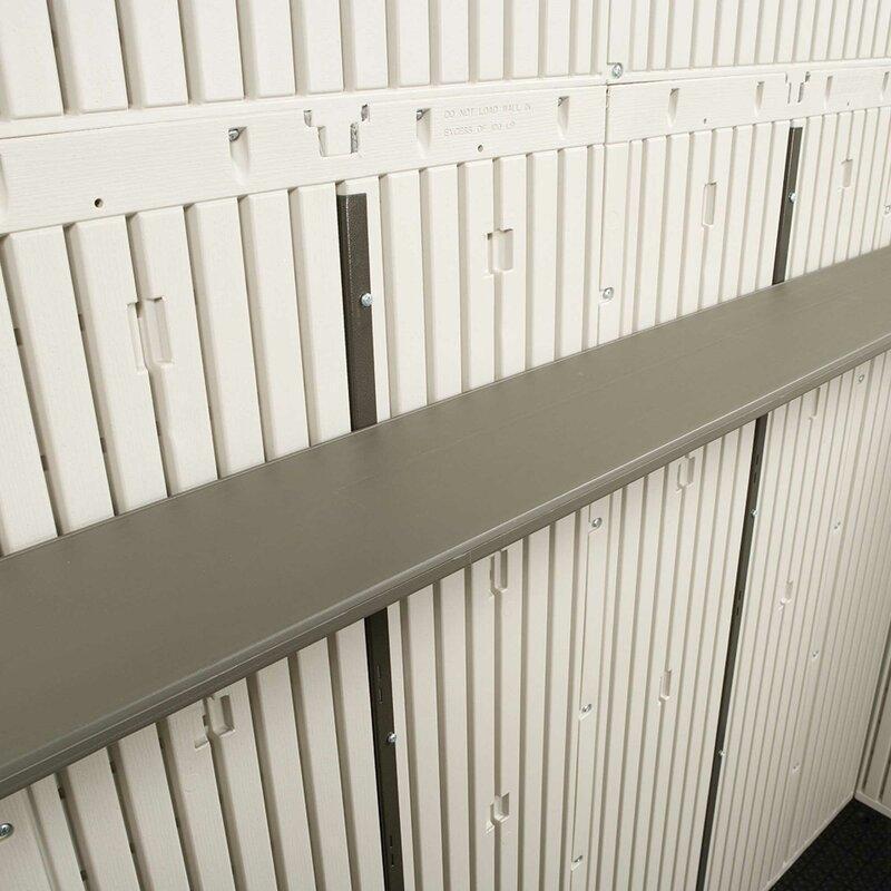 Dual Entry 15 ft. W x 8 ft. D Plastic Storage Shed