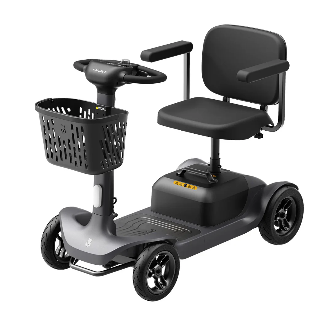 Paiseec S1 Long Range Portable Mobility Scooter with XL LCD Screen