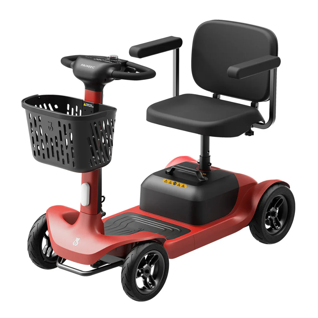 Paiseec S1 Long Range Portable Mobility Scooter with XL LCD Screen