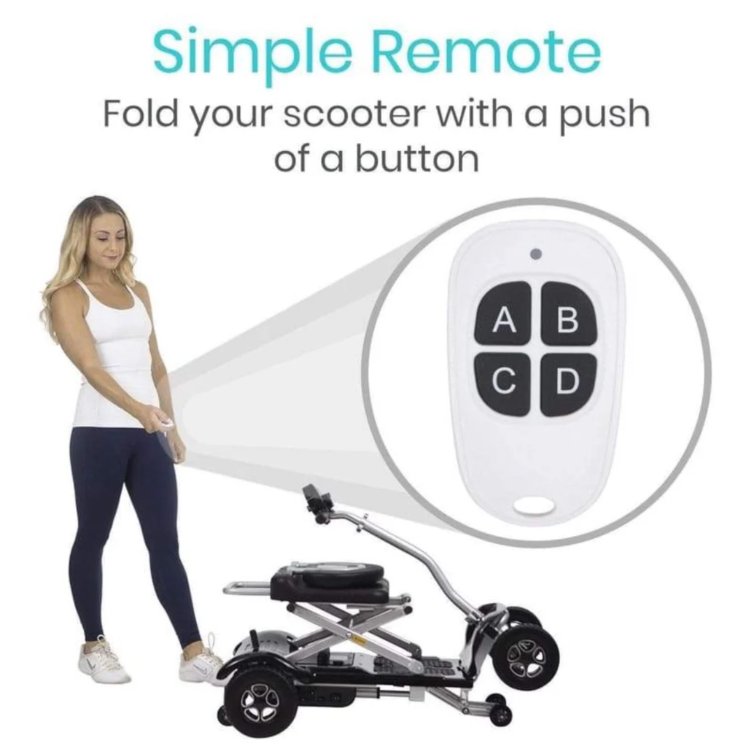 Vive Health Automatic Folding Mobility Scooter - TSA Approved For Travel