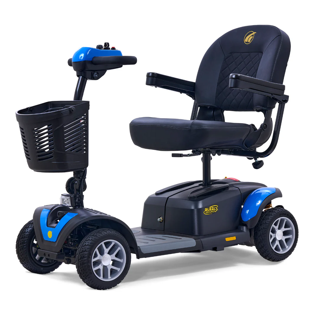 Golden Technologies BuzzAround EX Extreme 4-Wheel Heavy Duty Long Range Travel Scooter