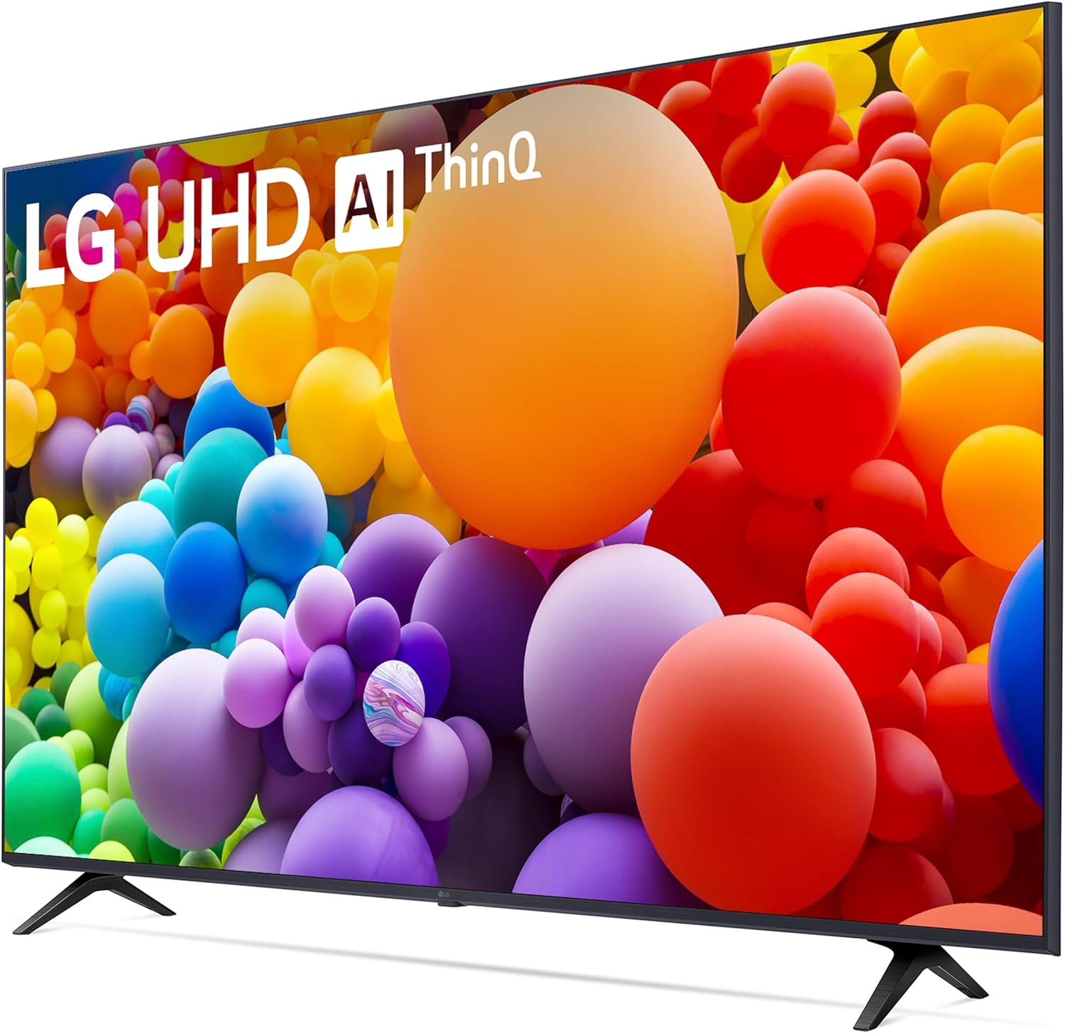 LG 55-Inch Class UT75 Series LED Smart TV 4K Processor Flat Screen AI-Powered with Alexa Built-in