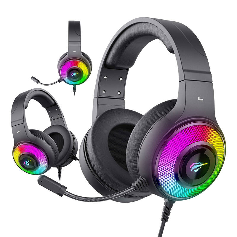 Gaming Headphones Havit H2042d RGB (Black)