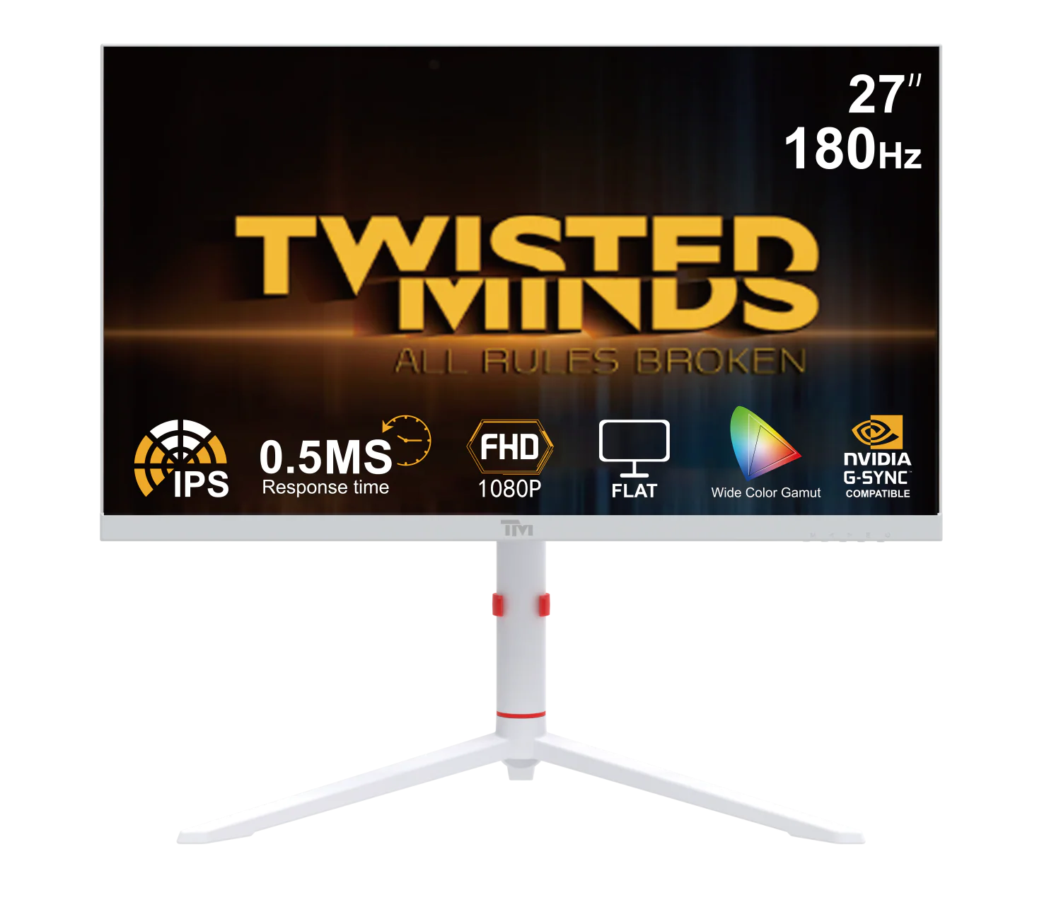 TWISTED MINDS ARTIC PRO SERIES 27 FHD - 180HZ - WHITE