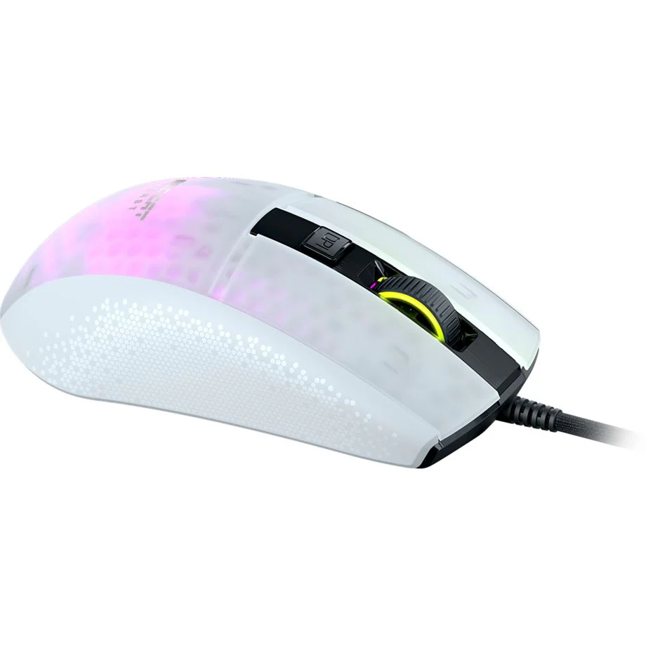 Roccat Burst Pro weiße RGB-Gaming-Maus