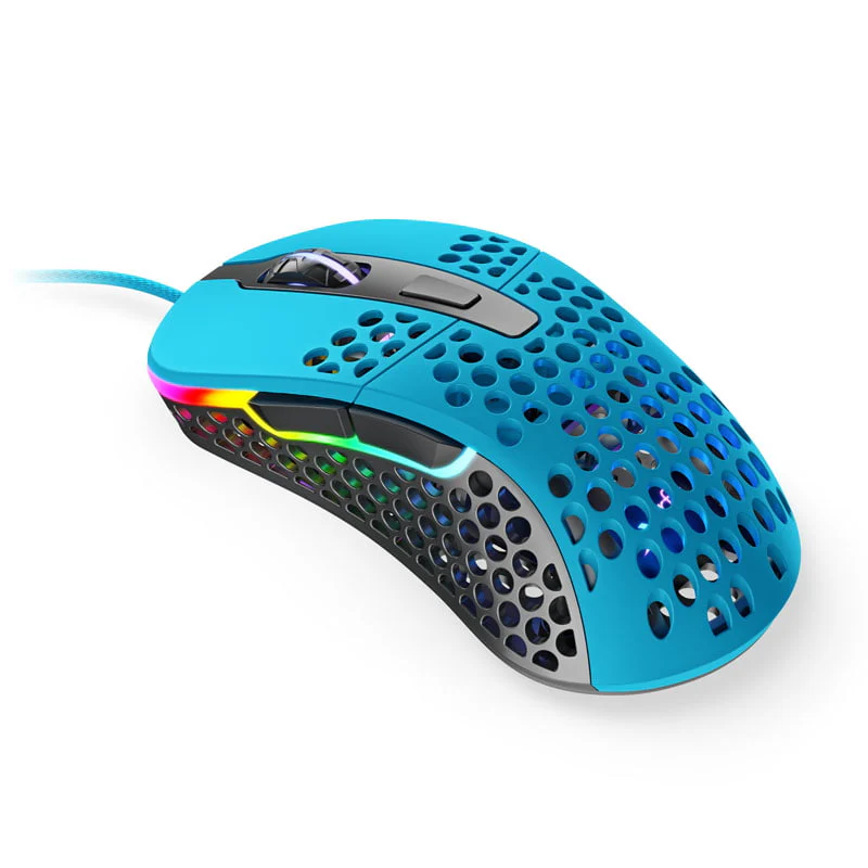 Xtrfy M4 RGB. Gaming-Maus. Miami Blue