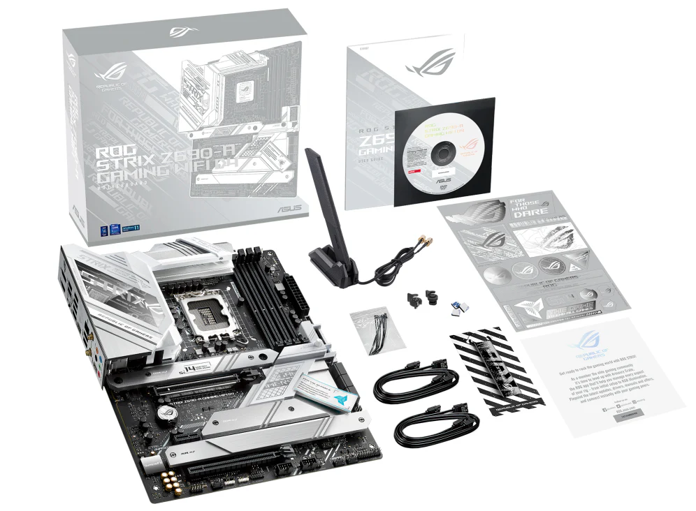 ASUS ROG STRIX Z690-A GAMING WIFI D4 (ATX. Z690. LGA 1700. DDR4) - Bundkort