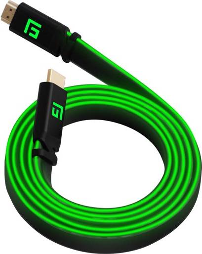FLOATING GRIP 3M HIGH-SPEED LED HDMI CABLE V2.1 - GREEN