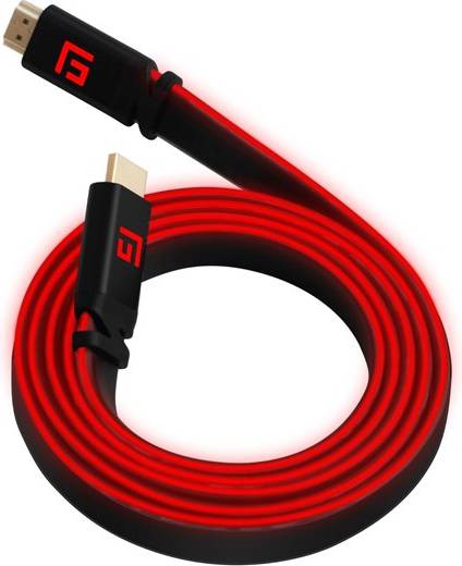 FLOATING GRIP 3M HIGH-SPEED LED HDMI CABLE V2.1 - RED