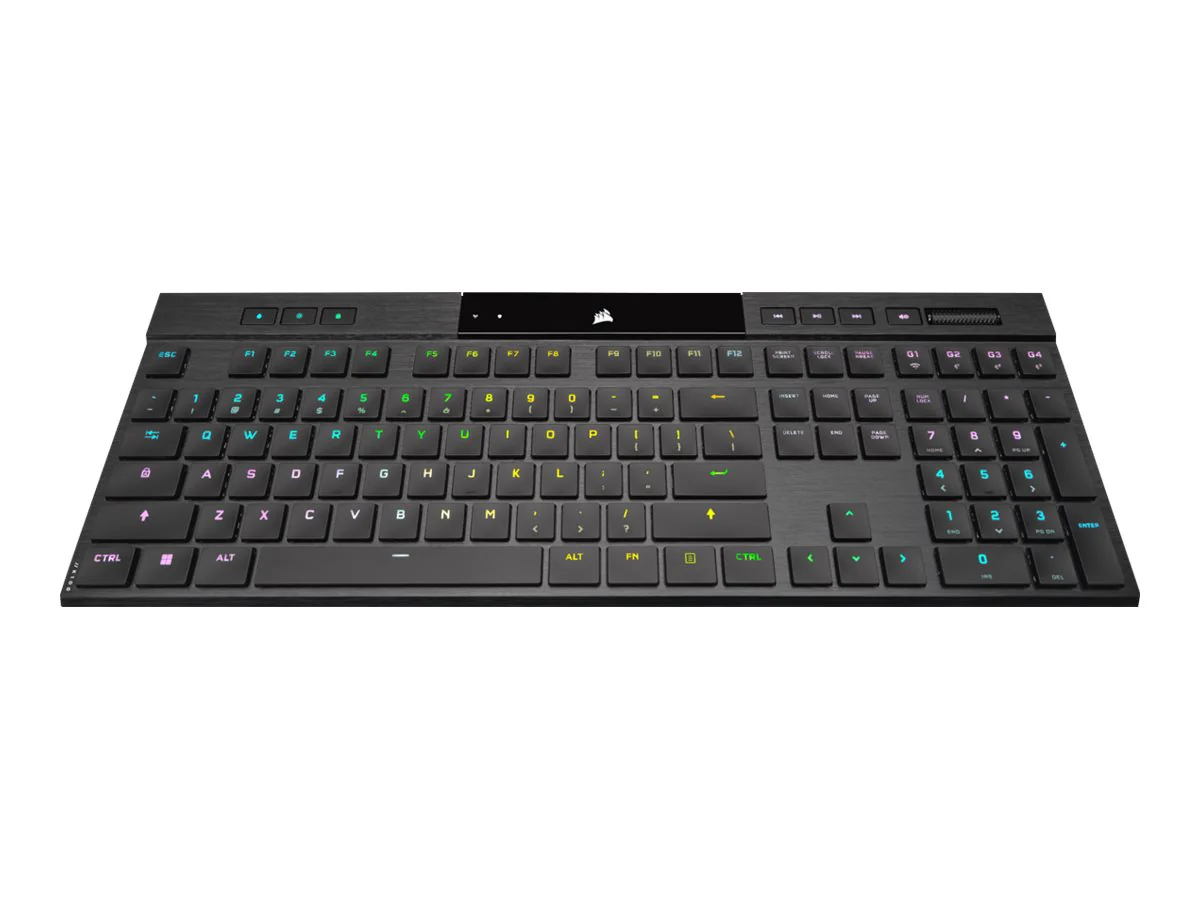 CORSAIR Gaming K100 AIR RGB-Tastatur. mechanisches RGB-Funkkabel pro Taste. Nordic