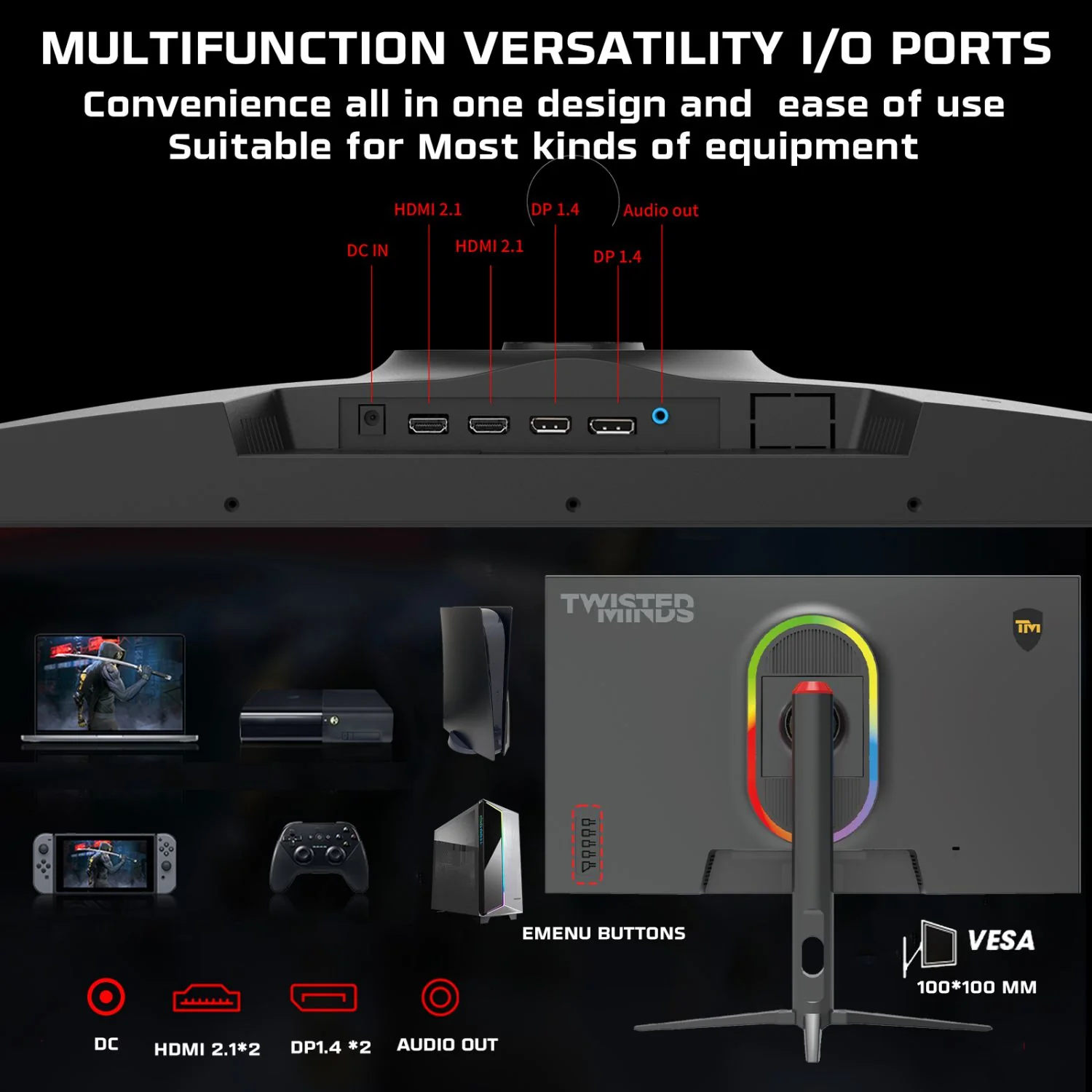 TWISTED MINDS SUPREME SERIES FLAT 27 FHD - 280HZ