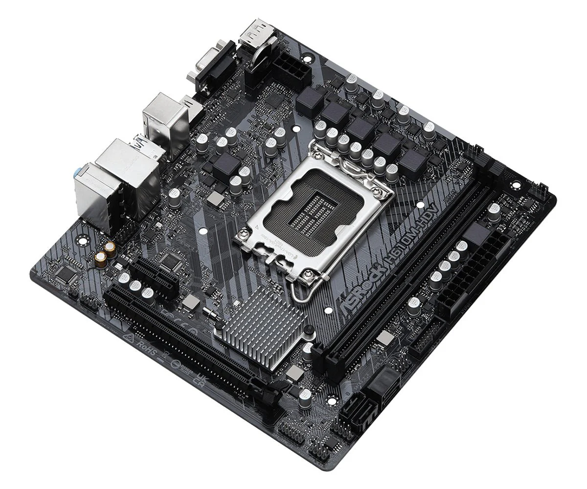 ASRock H610M-HDV Micro-ATX LGA1700  Intel H610 - Bundkort