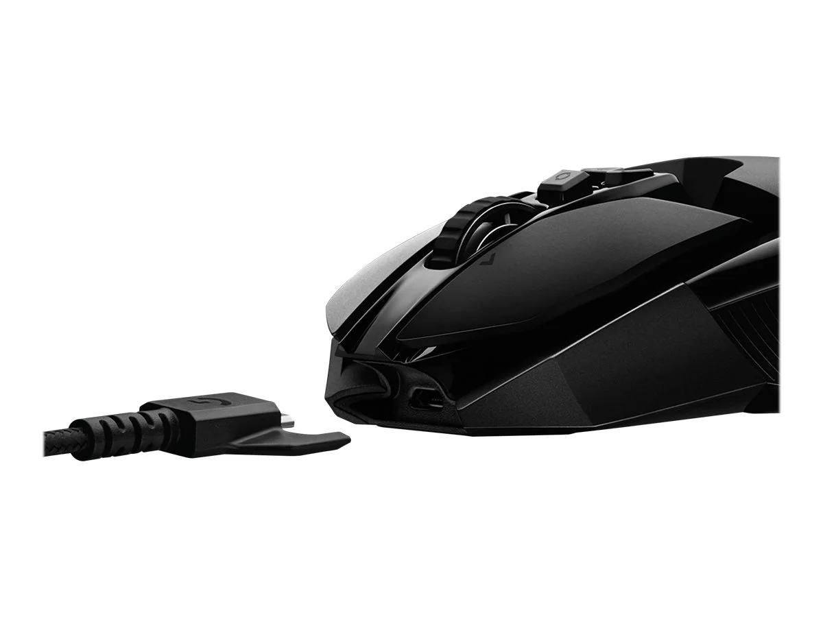 Logitech Wireless Gaming Mouse G903 LIGHTSPEED HERO 16K Sensor Optisches Funkkabel Schwarz