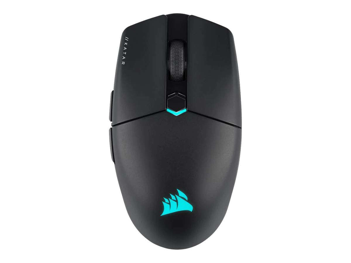 CORSAIR Gaming KATAR ELITE Optisches kabelloses Kabel Schwarz