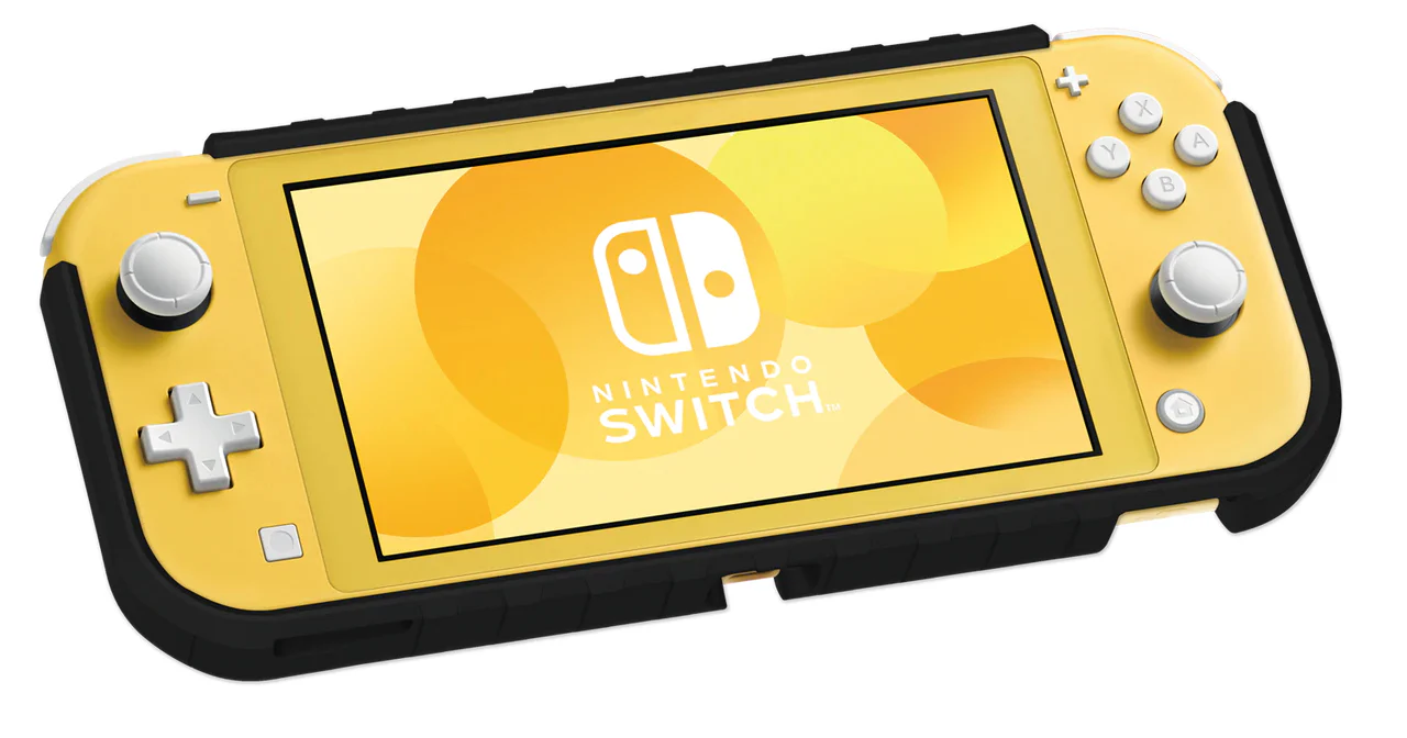 HORI Switch Lite Hybrid System Armor - Pokémon Pikachu Black & Gold