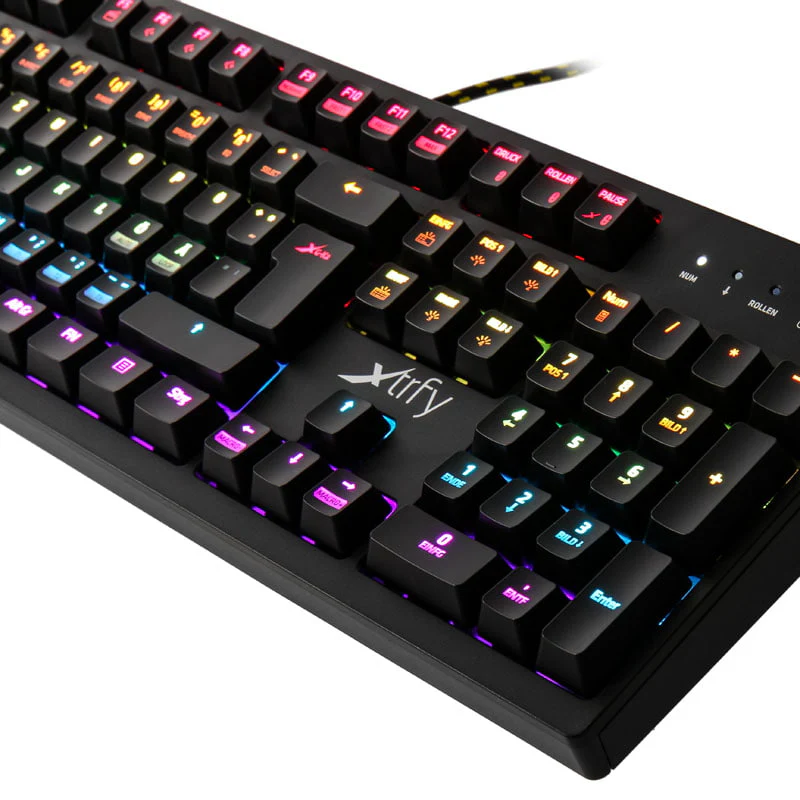 Xtrfy K2 Gaming-Tastatur mit RGB-LED