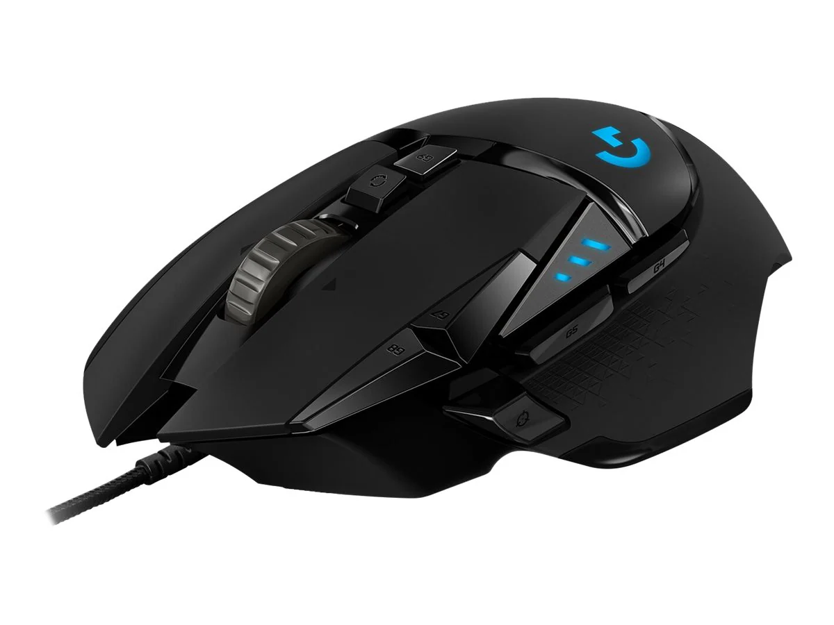 Logitech Gaming Mouse G502 (Hero) Optisches Kabel Schwarz