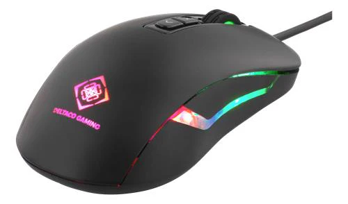 Deltaco - DM110 Gaming Mus - 7 Knapper - LED - Sort