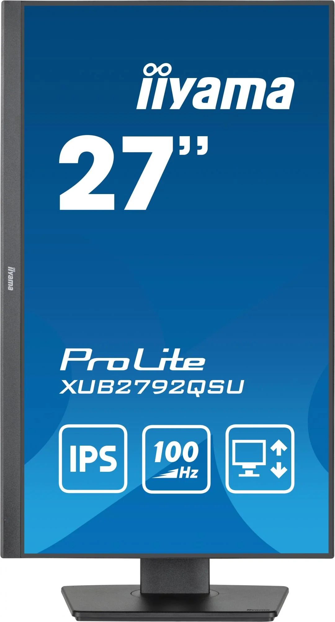 iiyama ProLite XUB2792QSU-B6 27 2560 x 1440 (2K) HDMI DisplayPort 100Hz Pivot Skærm