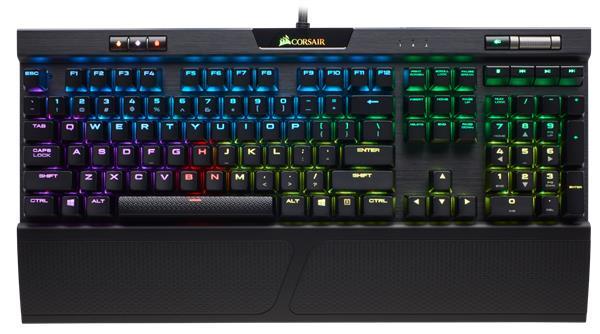 Corsair Gaming K70 RGB MK.2 RapidFire– Schwarz– Cherry MX Speed