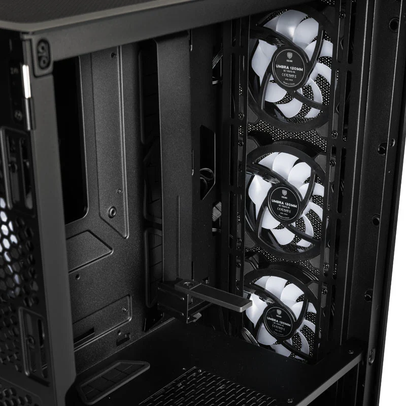 Kolink Observatory Y Mesh ARGB Midi-Tower Gaming-Gehäuse– schwarzes Fenster