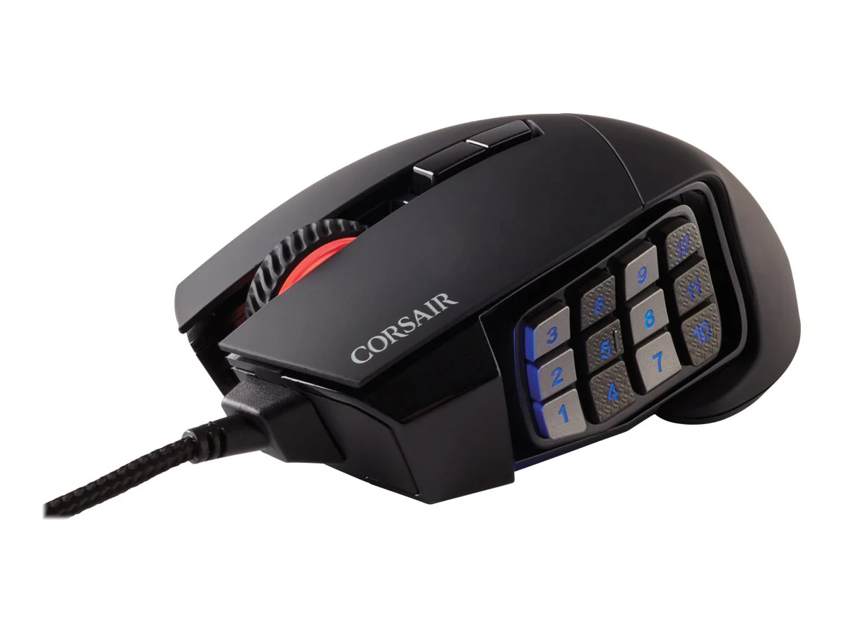 CORSAIR Gaming Scimitar RGB Elite Optisches Kabel Schwarz
