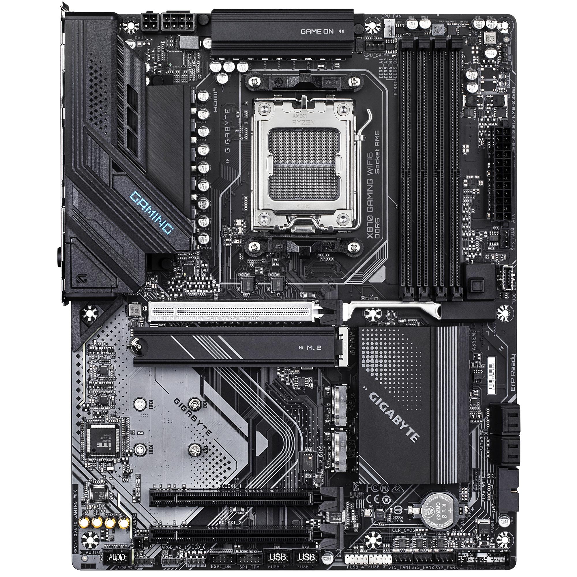 Gigabyte X870 GAMING WIFI6 ATX Socket AM5 AMD X870
