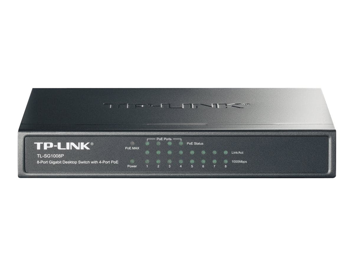 TP-Link TL-SG1008P Switch 8-Port-Gigabit-PoE