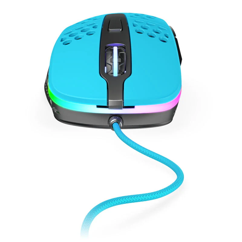 Xtrfy M4 RGB. Gaming-Maus. Miami Blue