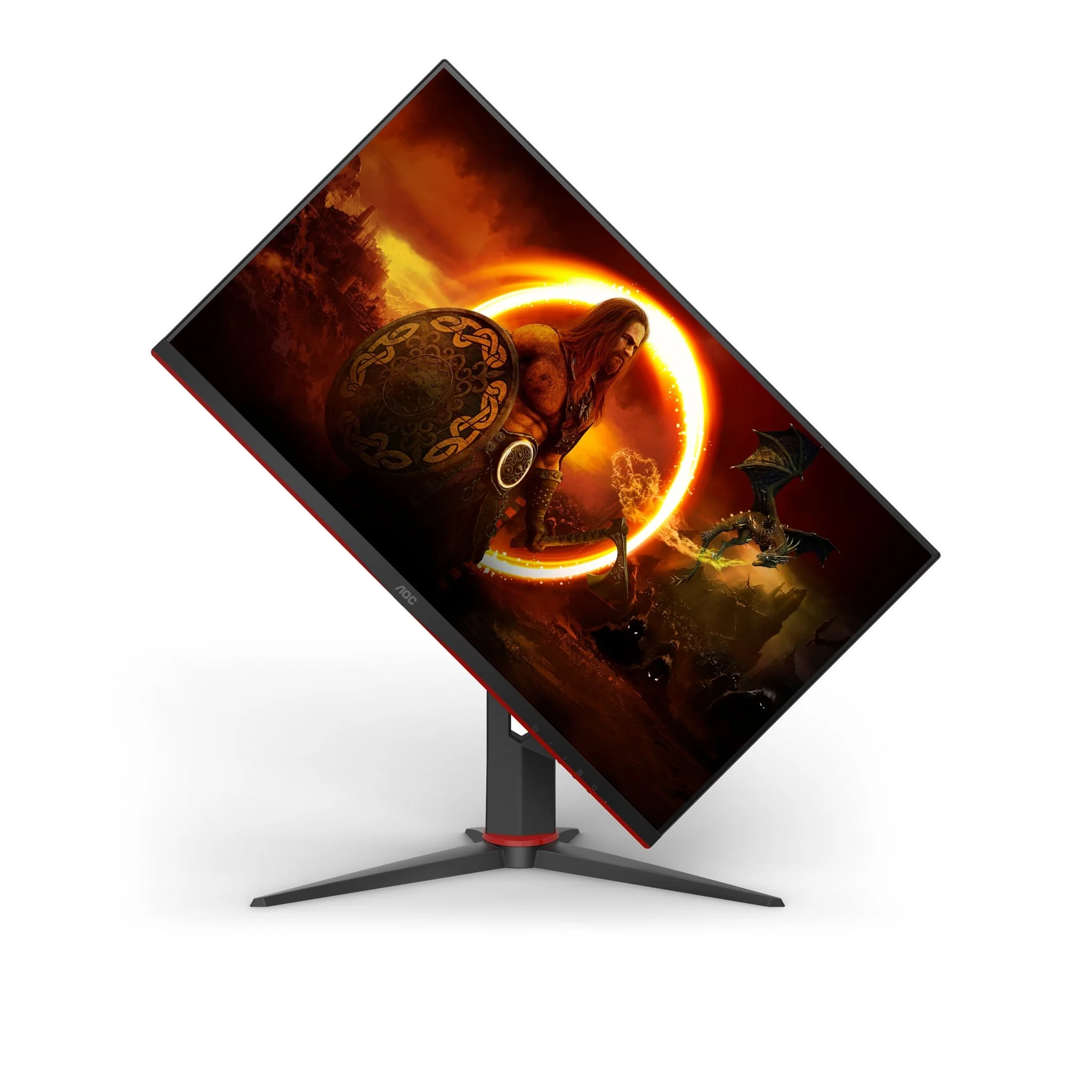 AOC Gaming Q27G2U/BK 27 2560 x 1440 HDMI DisplayPort 144Hz Pivot-Monitor
