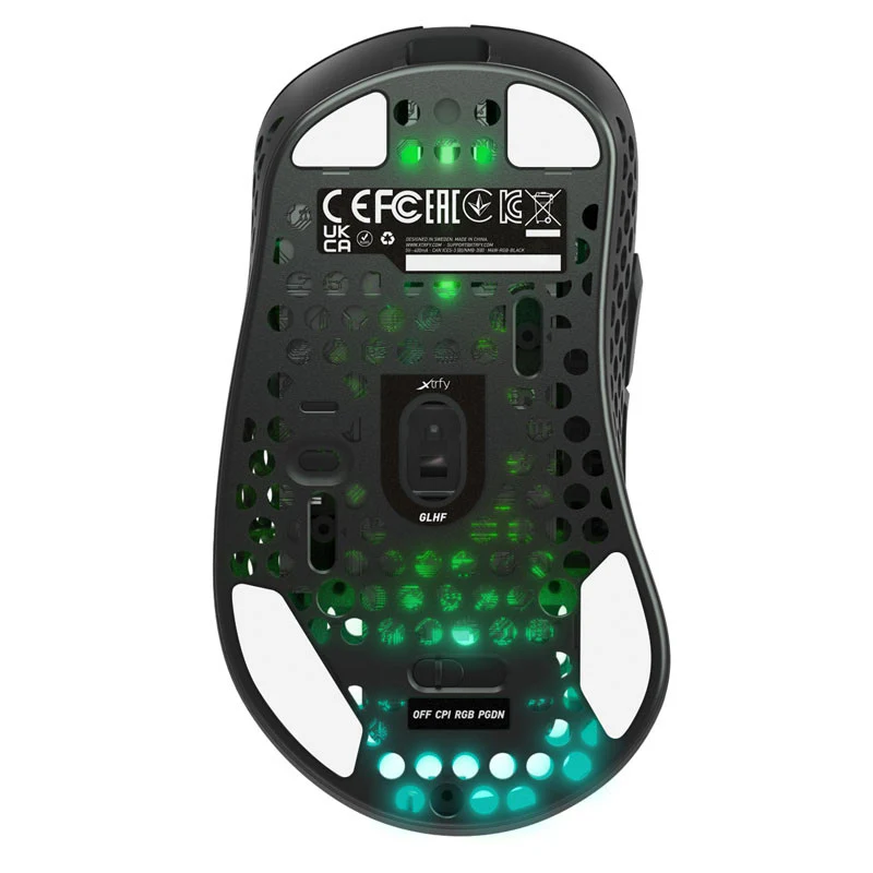 Xtrfy M4 Wireless RGB. Gaming-Maus. Schwarz