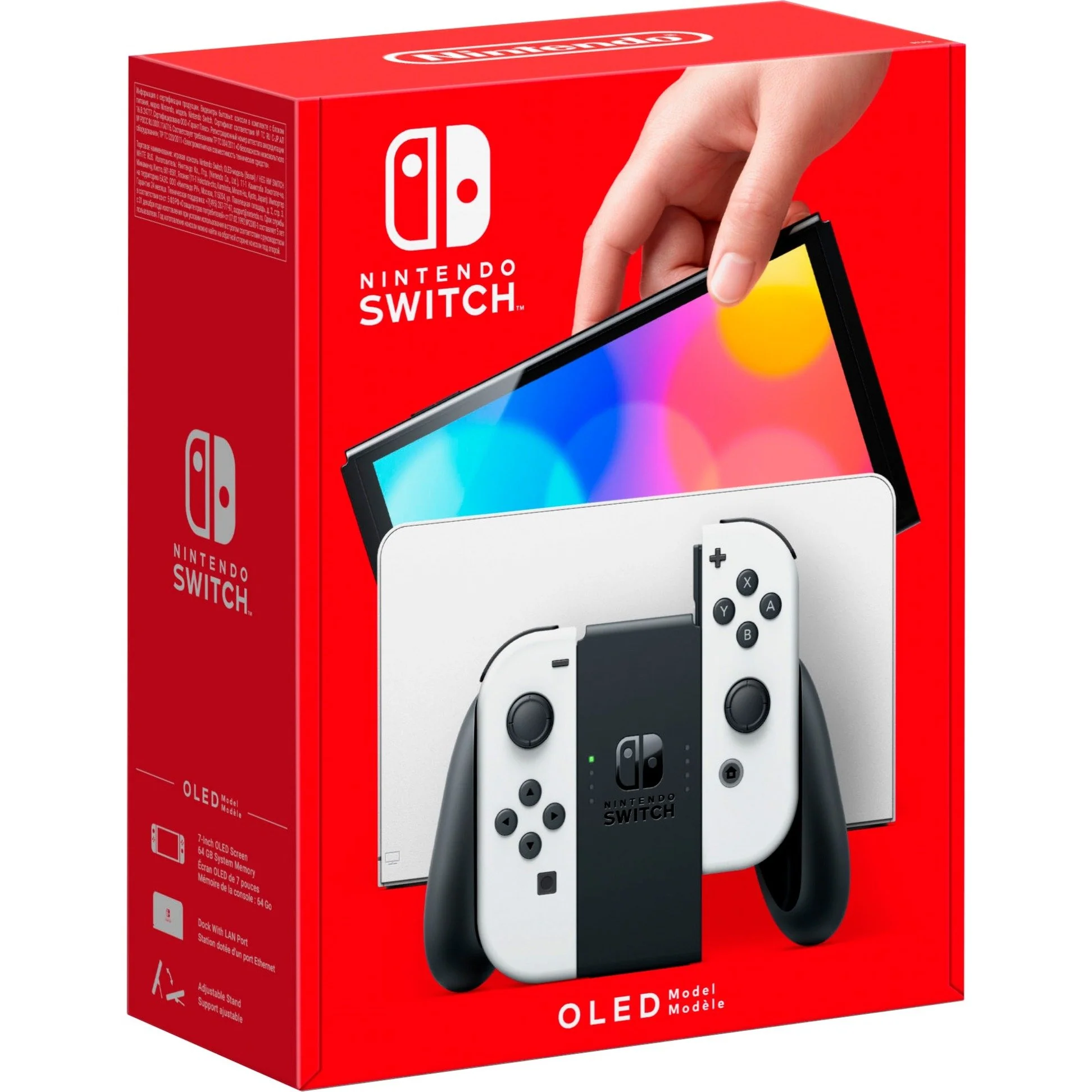 Nintendo Switch (OLED model). game console (white. incl. Minecraft)