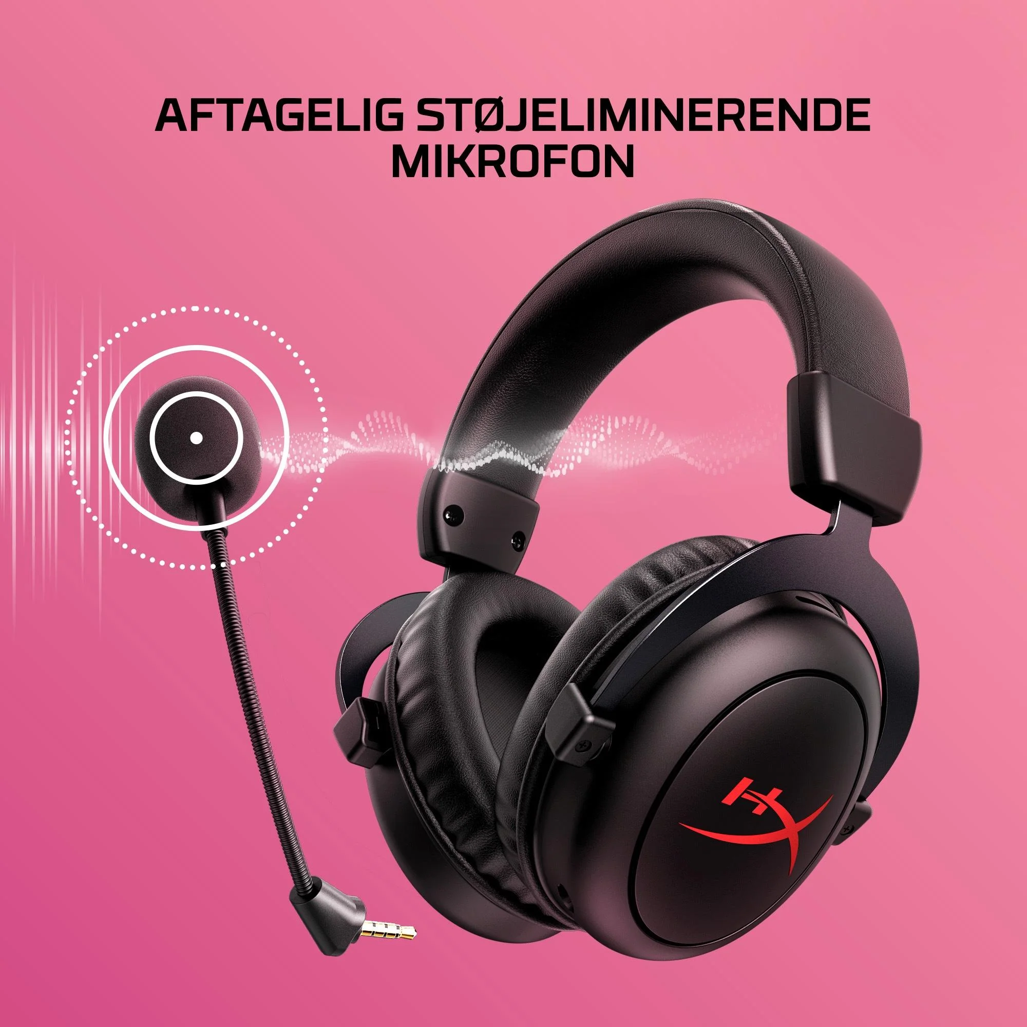 HyperX Cloud II Trådløs Headset Sort