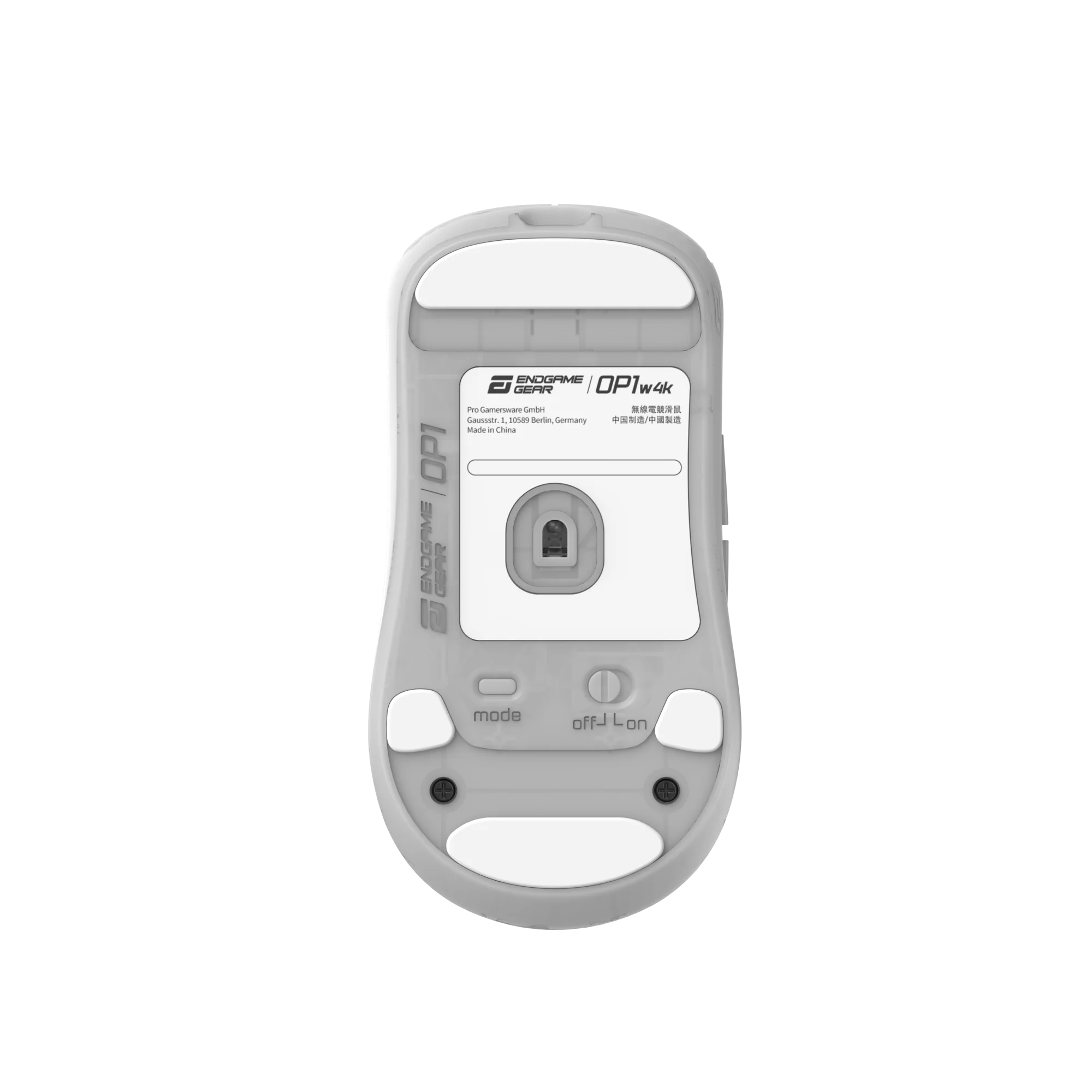 Endgame Gear OP1w 4k Trådløs Gaming Mus - Hvid Frost