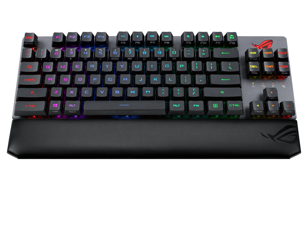 ASUS ROG Strix Scope RX TKL Deluxe kabellose Gaming-Tastatur (RX optische mechanische Schalter)