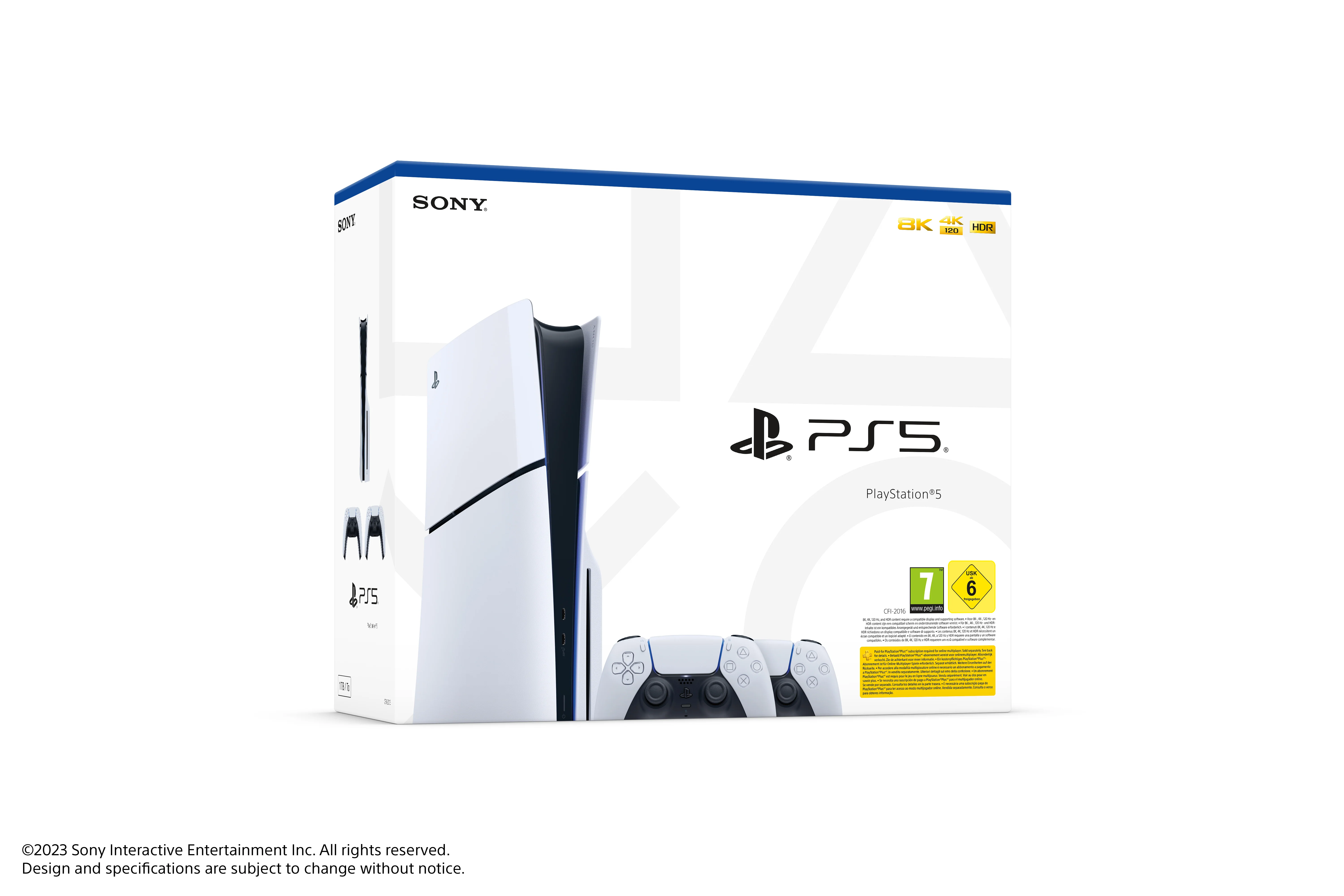 Sony Playstation 5 Slim with disc drive incl 2. Controller