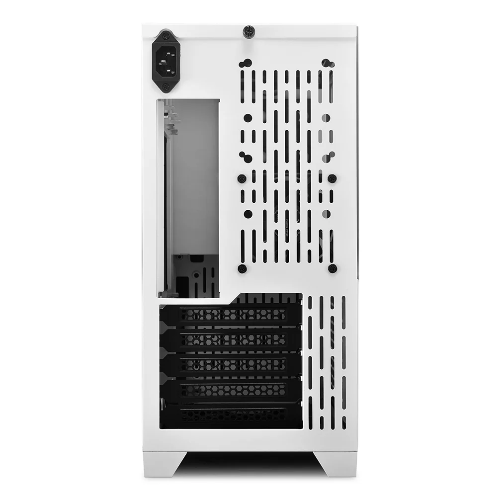 Sharkoon MS-Y1000. gaming tower case (white. tempered glass side panel)