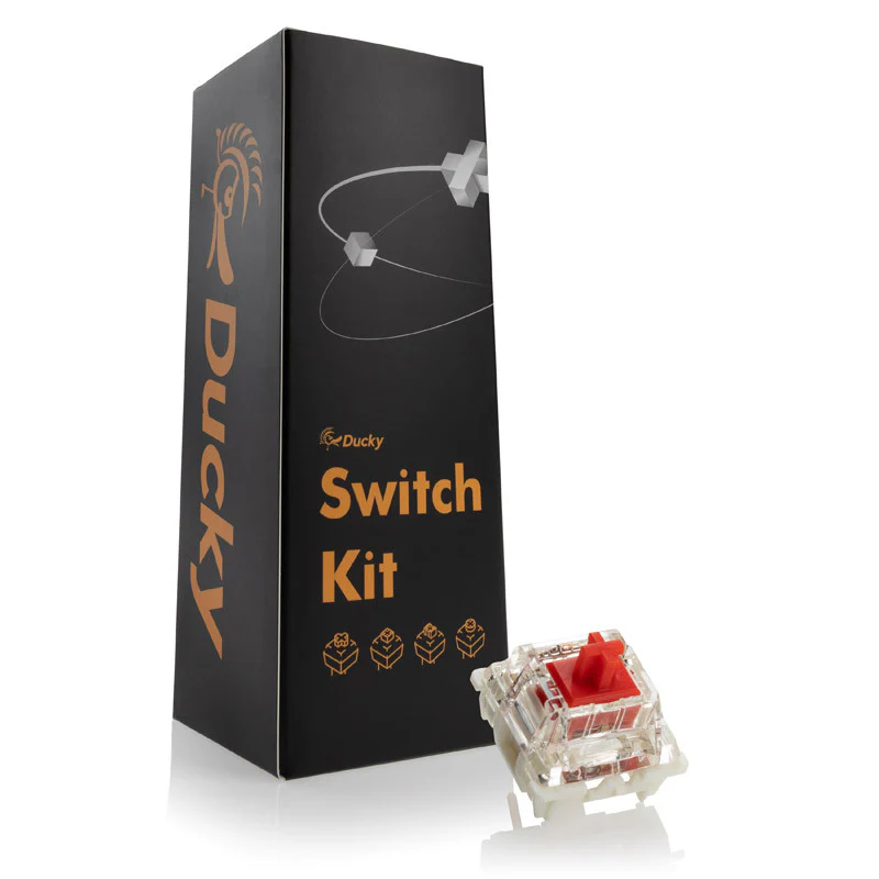 Ducky Switch Kit– Gateron G Pro Rot– 110 St眉ck